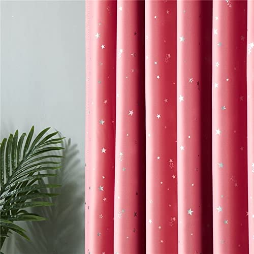 Deep Blue Thermal Blackout Curtains for Living Room