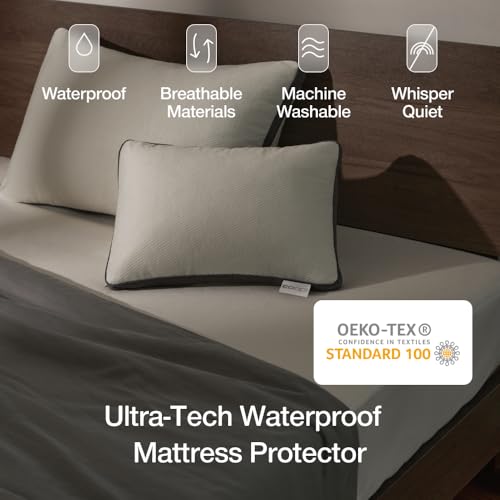 Coop Home Goods Waterproof Mattress & Pillow Protector Bundle