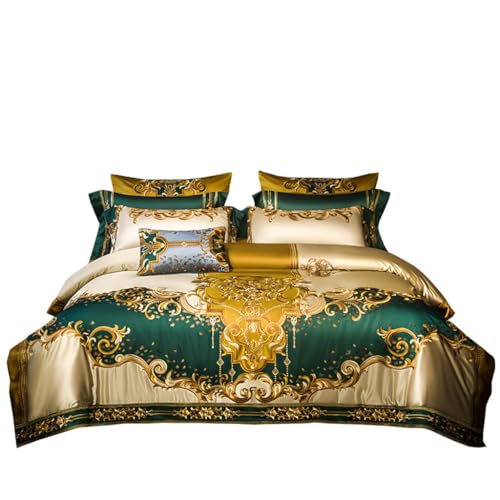 GVRMLDF 4-Piece High-Density Long-Staple Cotton Bedding Set