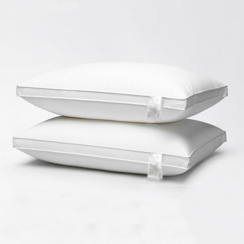 CGTENBS Cotton Hotel-Style Bed Pillows for Home Use