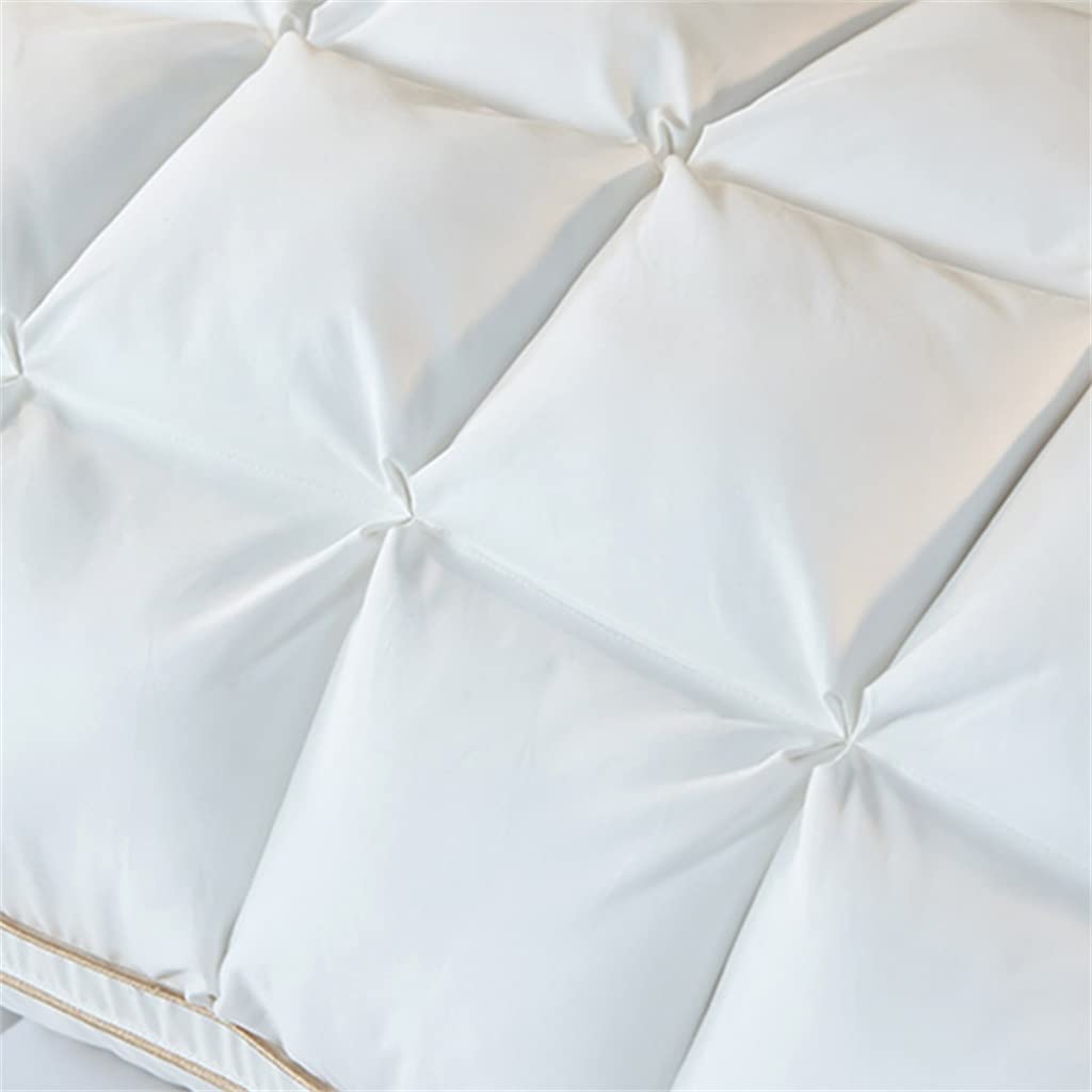 DDYYDS Natural Down Bed Pillow with Soft Cotton Cover