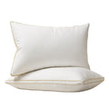 RYLMSM Cotton Shell Down Neck Pillow for King & Queen Beds