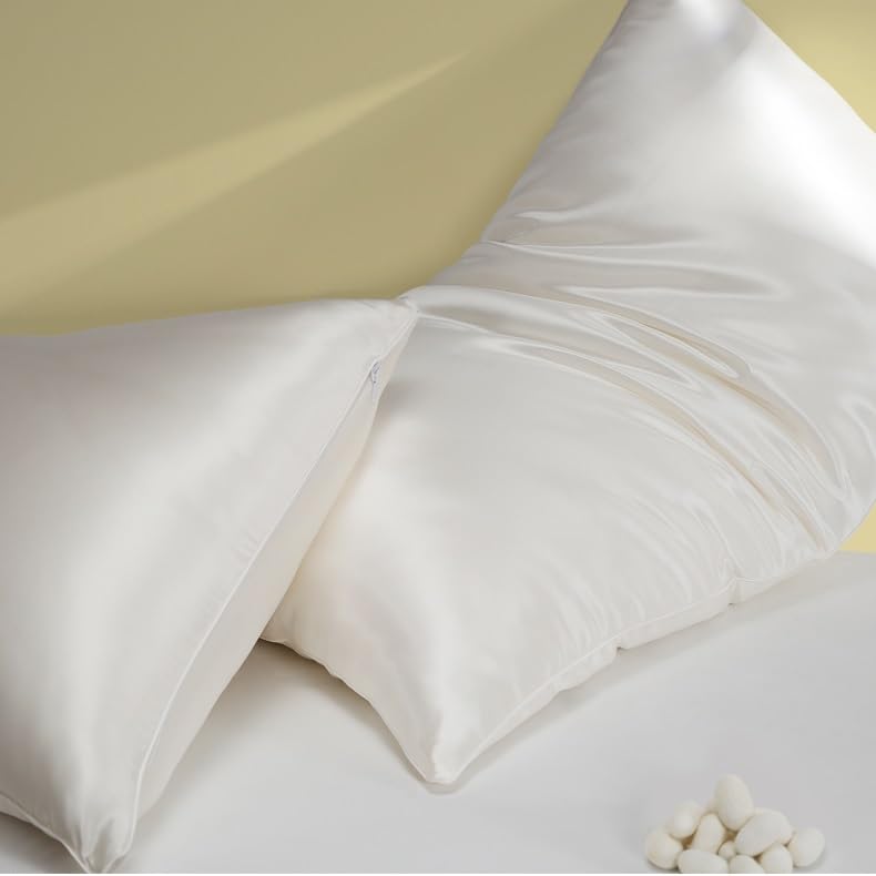 WEIWO Silkworm Silk Soft Four-Season Adult Pillow