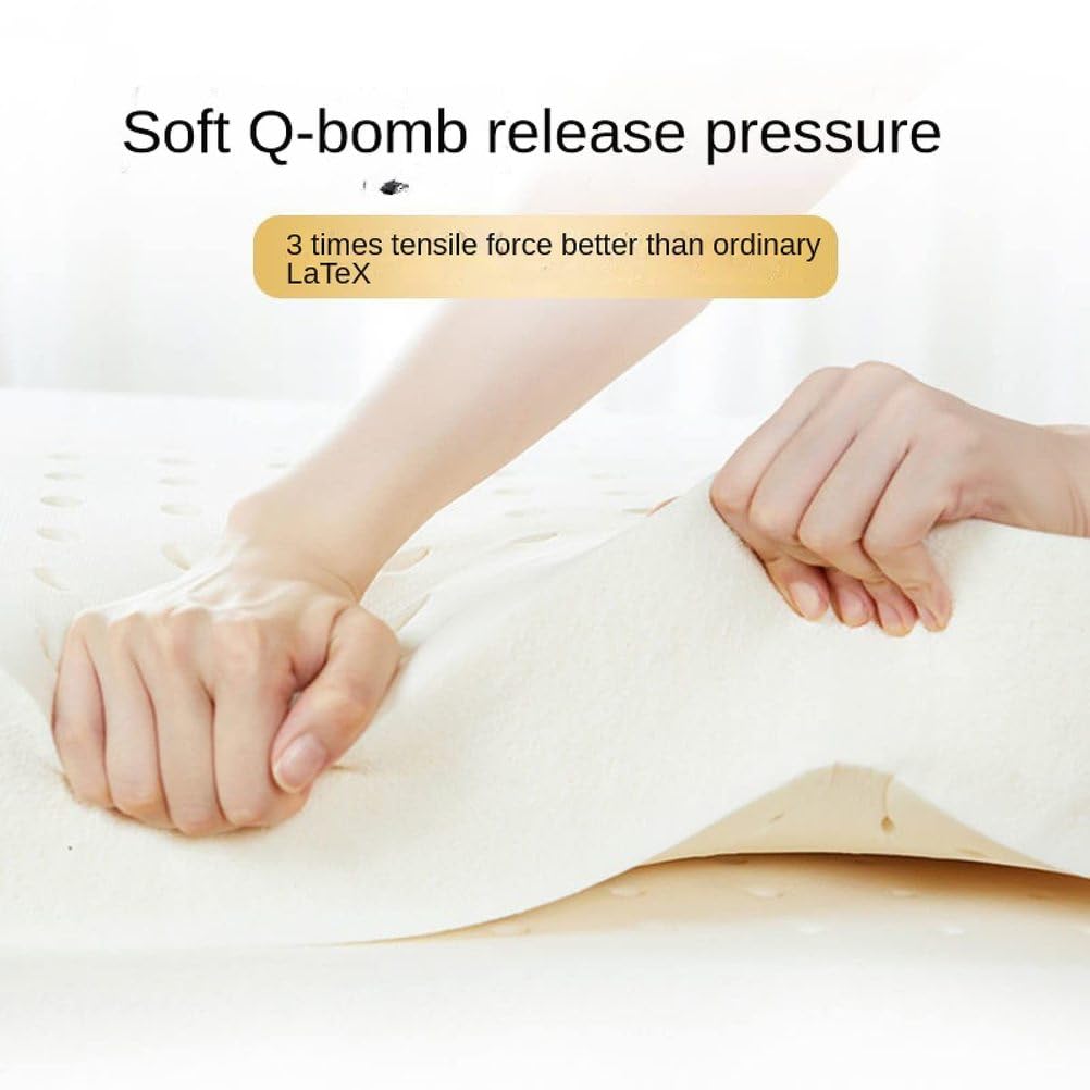 Premium Latex 3-Inch Mattress Topper with Organic Cover