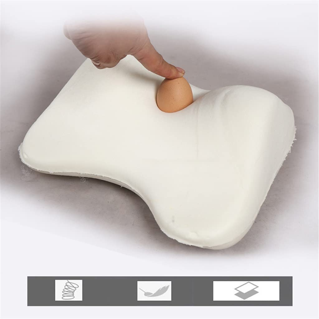 SDREYKUF Memory Foam Car Neck Pillow & Lumbar Cushion Set