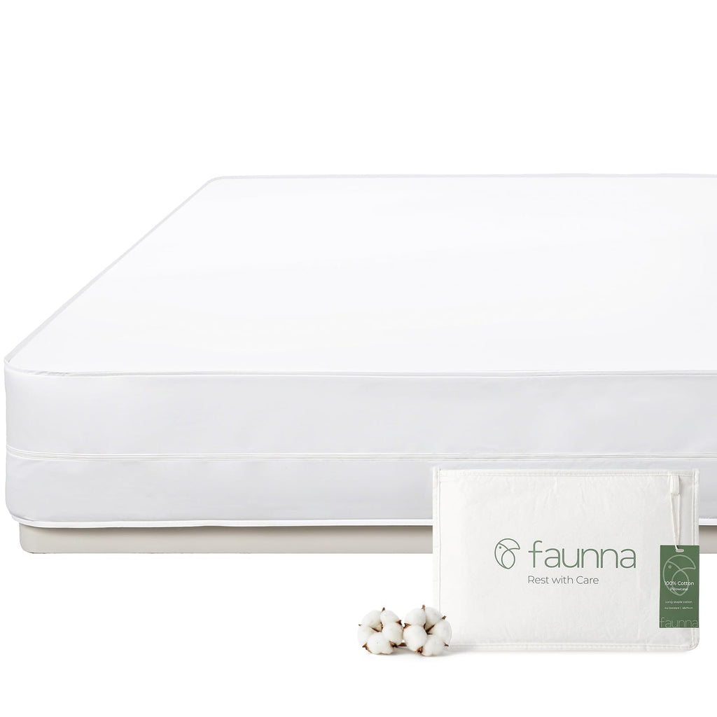 FAUNNA Cotton Bed Bug & Dust Mite King Protector Set