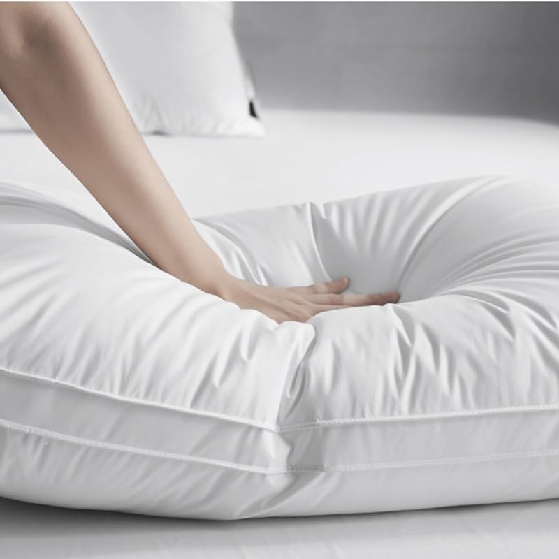 CGTENBS Cotton Hotel-Style Bed Pillows for Home Use