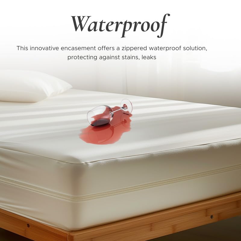 Sleep & Beyond Organic Cotton Waterproof Mattress Encasement