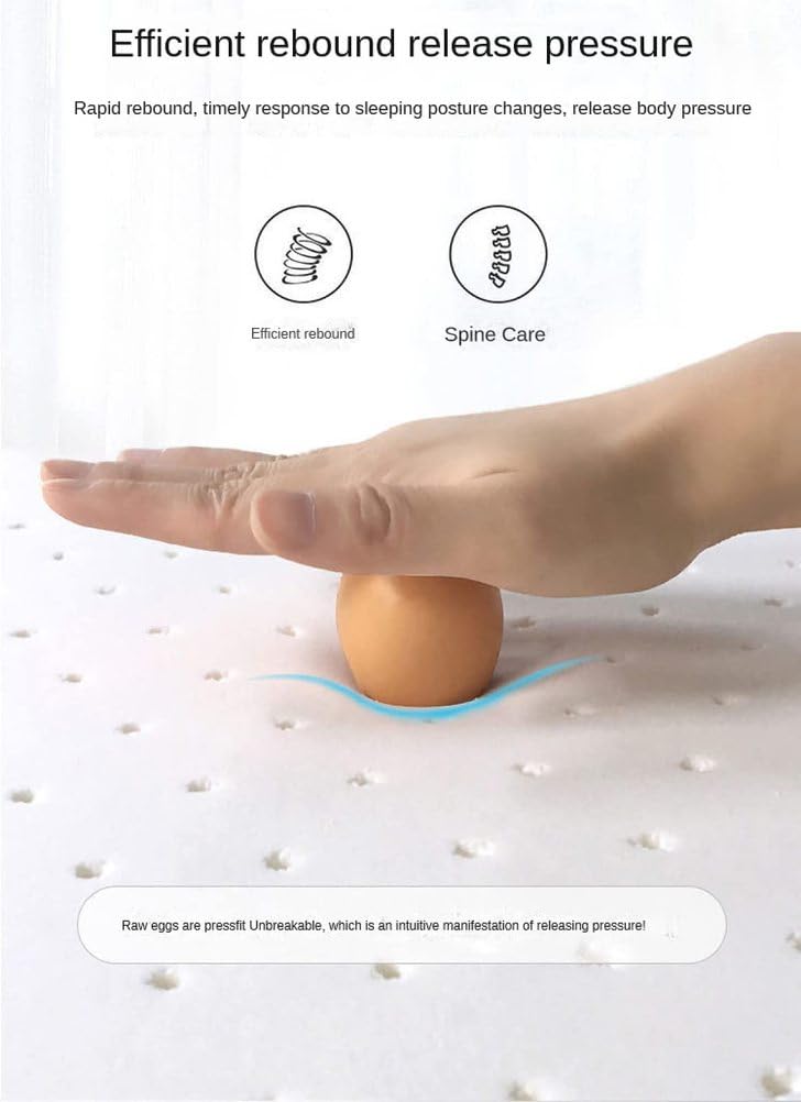 Premium Latex 3-Inch Mattress Topper with Organic Cover