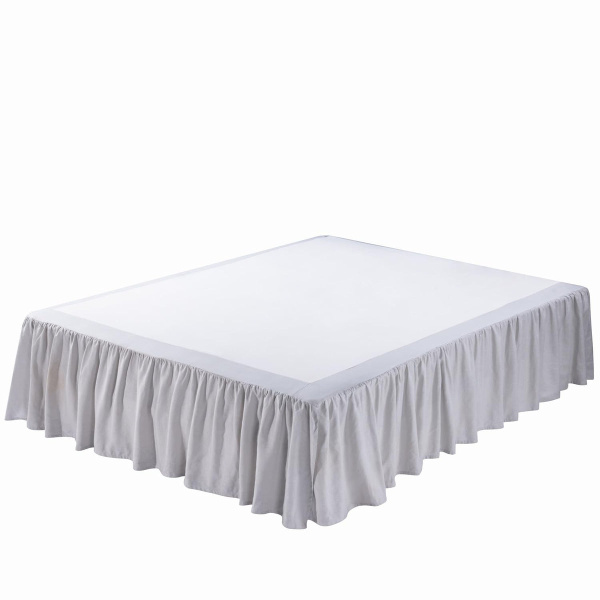 Meadow Park French Linen Queen Bed Skirt 16-Inch Drop