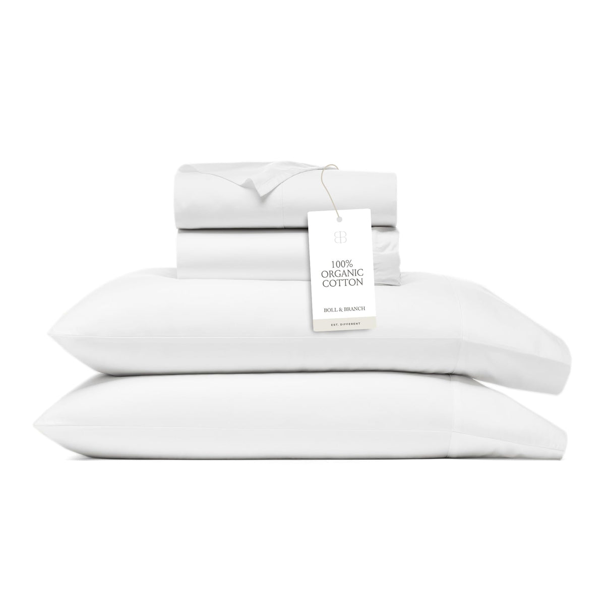 Boll & Branch Organic Cotton Percale Cooling Sheet Set