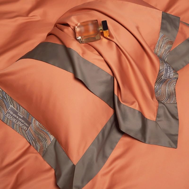 GVRMLDF 4-Piece Long-Staple Cotton Bedding Set