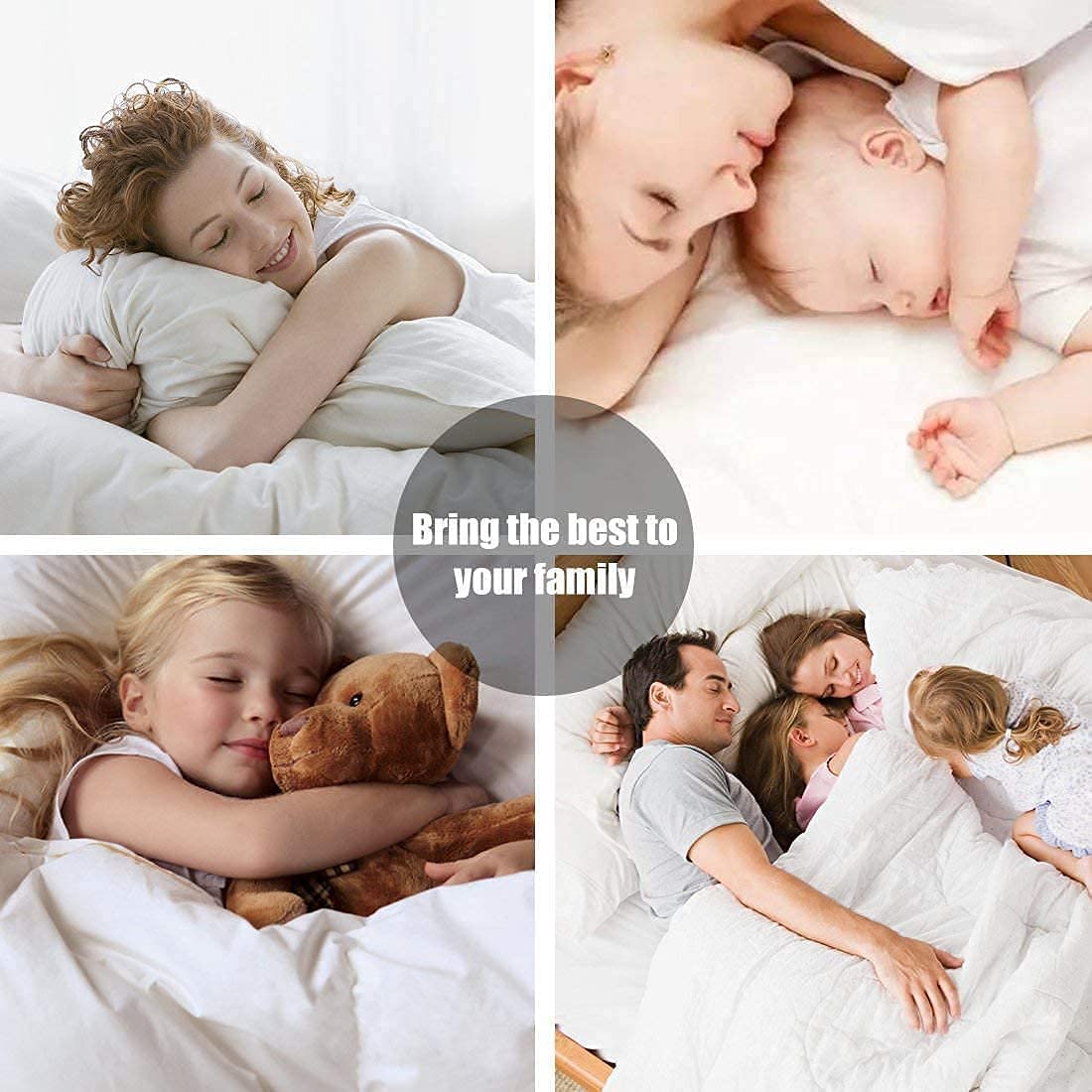 Divine Bedding 600TC Egyptian Cotton King Pillowcases 12-Pack