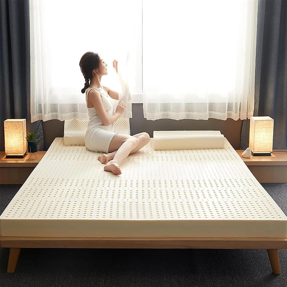 Natural Latex 3-Inch Ventilated Memory Foam Mattress Topper