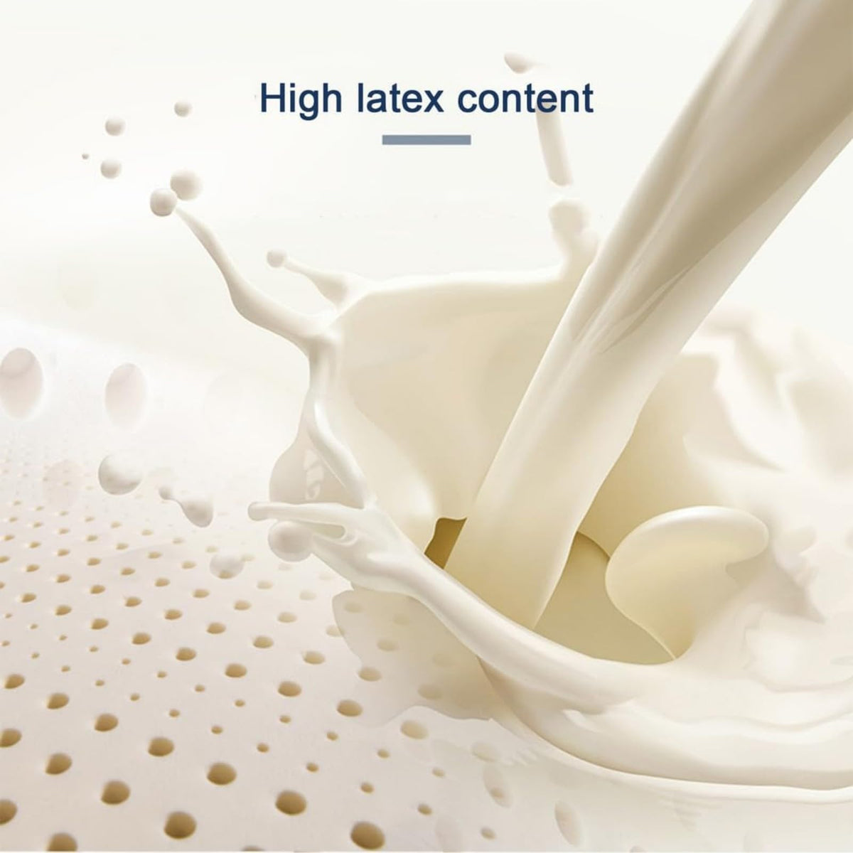 Natural Latex Breathable Pressure Relief Mattress Topper