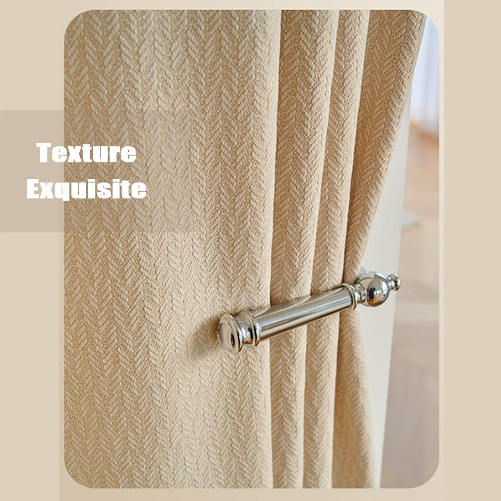 French Cotton Linen 85% Blackout Thermal Curtains