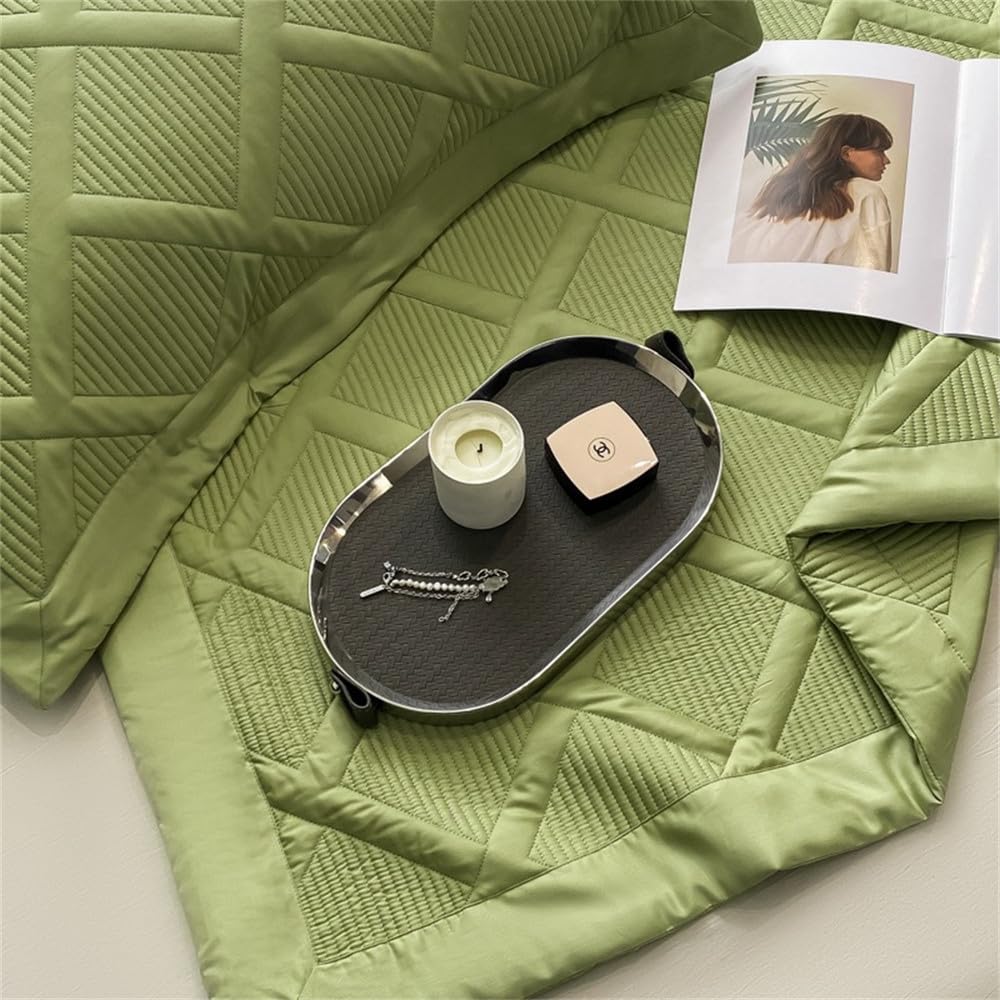 Silky Tencel 3-Piece Quilted Summer Bedspread Set 240x250cm