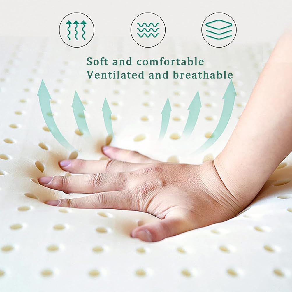 Full Size Premium Natural Latex Mattress Topper