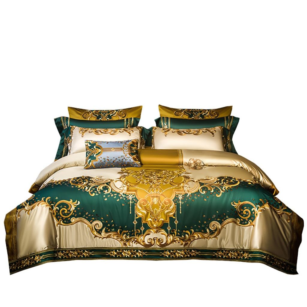GVRMLDF 4-Piece High-Density Long-Staple Cotton Bedding Set