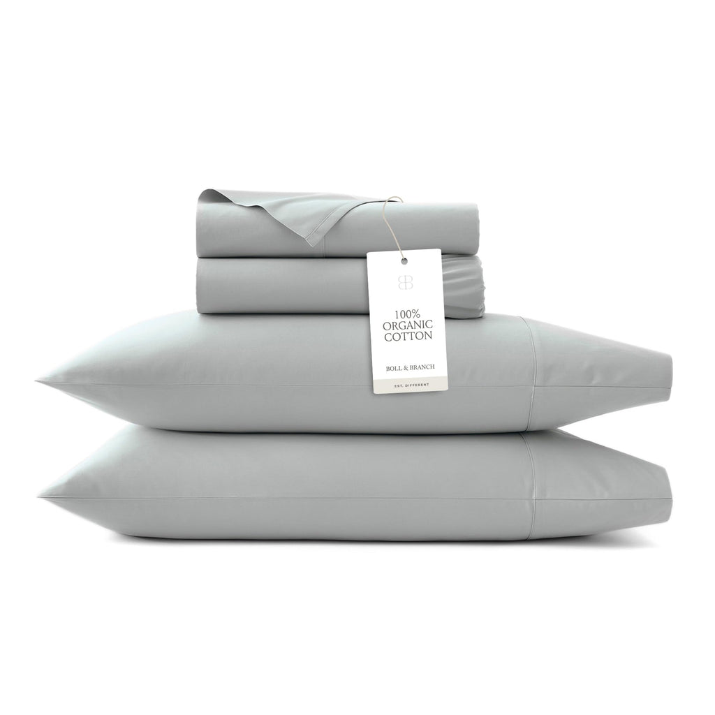 Boll & Branch Organic Cotton Percale Cooling Sheet Set