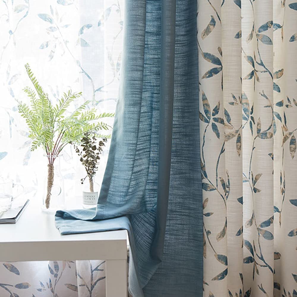 Thermal Blackout Energy-Saving Curtain Panels with Hooks