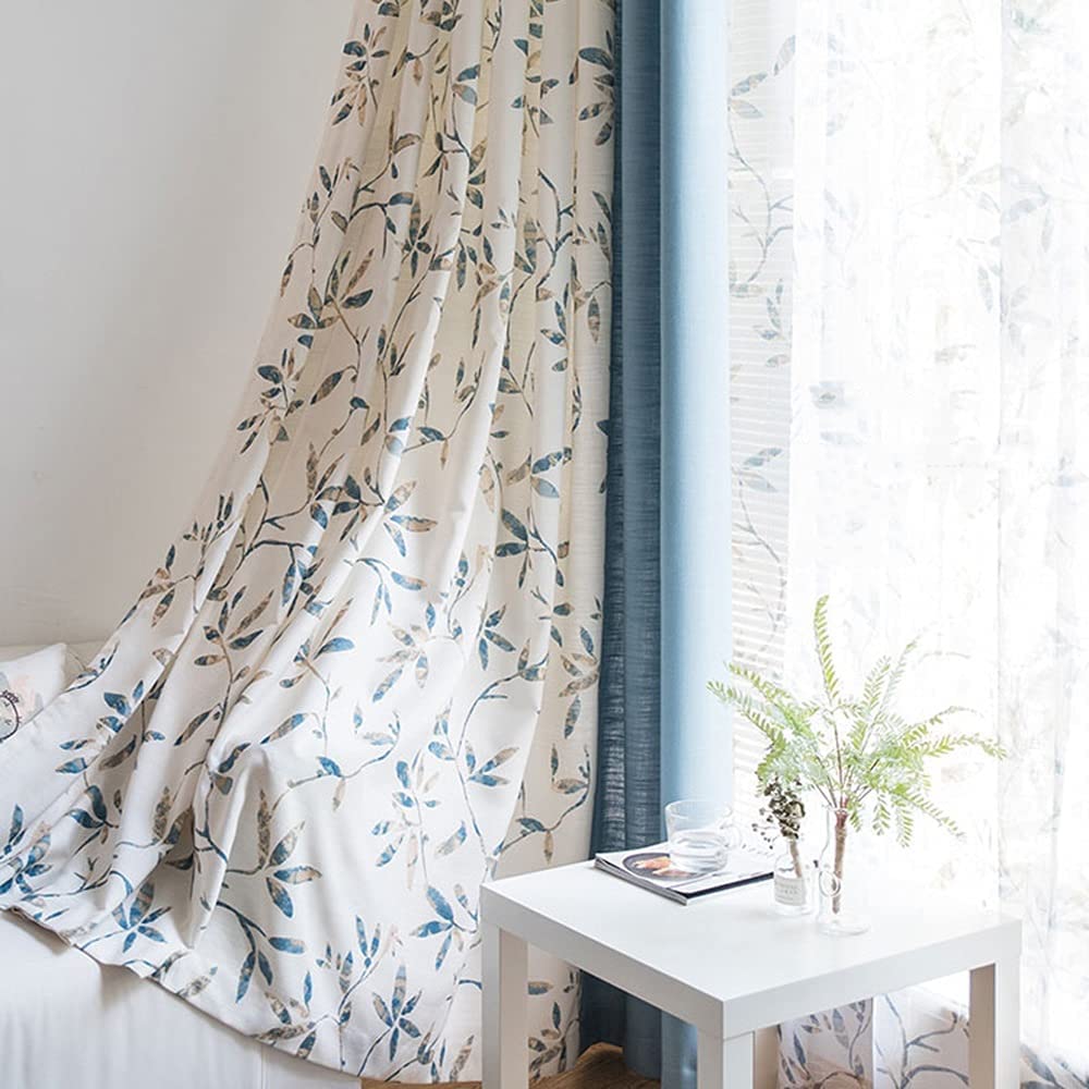 Thermal Blackout Energy-Saving Curtain Panels with Hooks