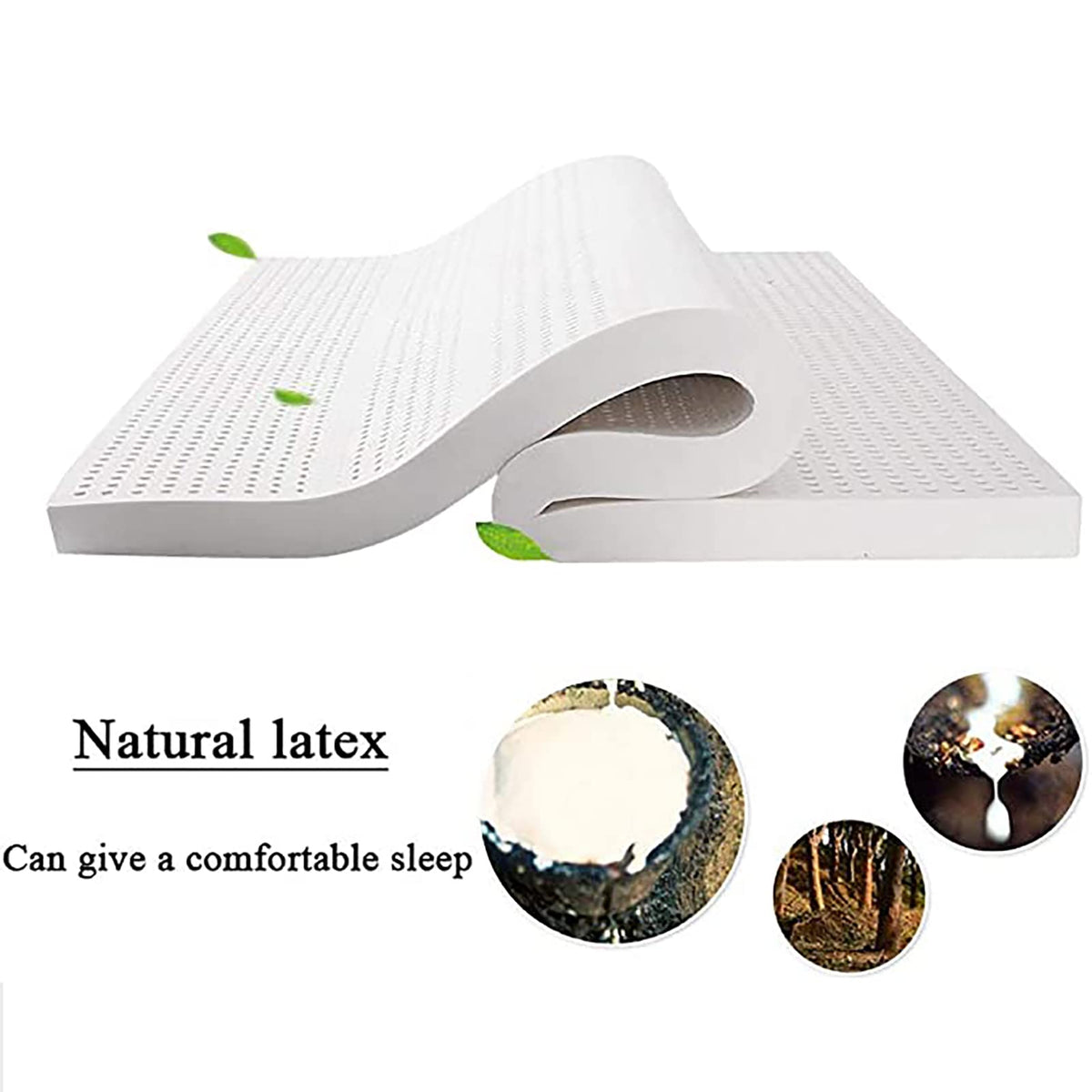 This Nic 3-Inch Natural Latex Mattress Topper 120x190cm