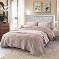Thick Crystal Velvet Quilted Bedspread Bedding Set