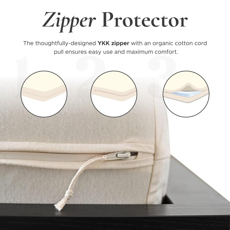 Sleep & Beyond Organic Cotton Waterproof Mattress Encasement