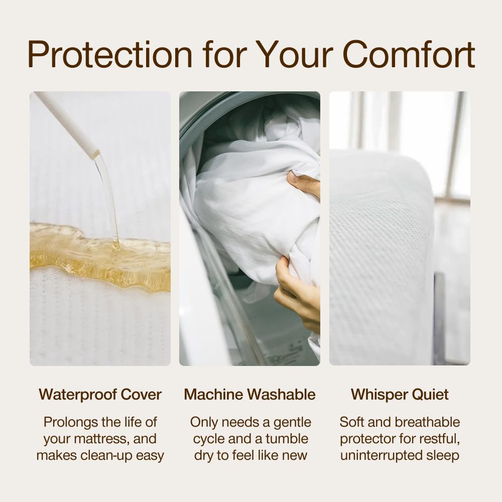 Coop Home Goods Waterproof Mattress & Pillow Protector Bundle