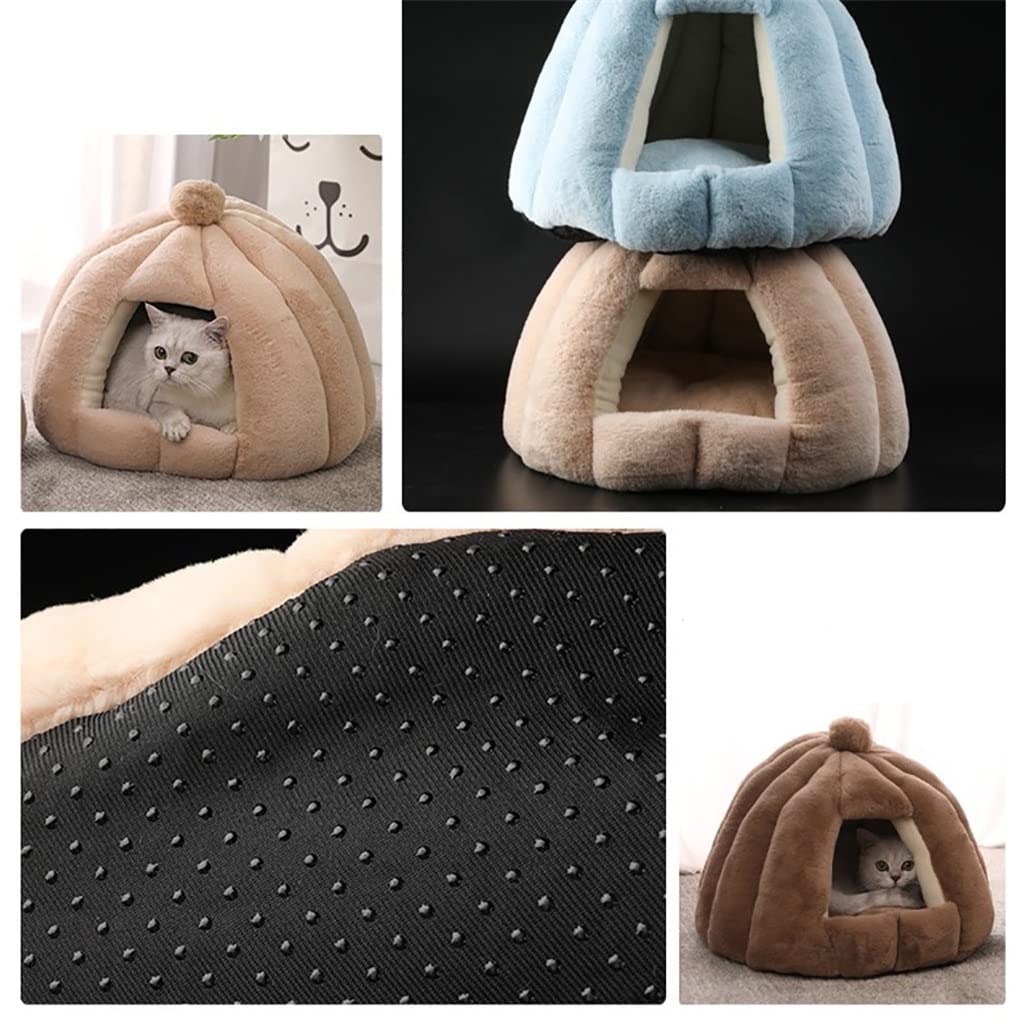 FMOPQ Warm Removable Dog & Cat Sleeping House with Mattress