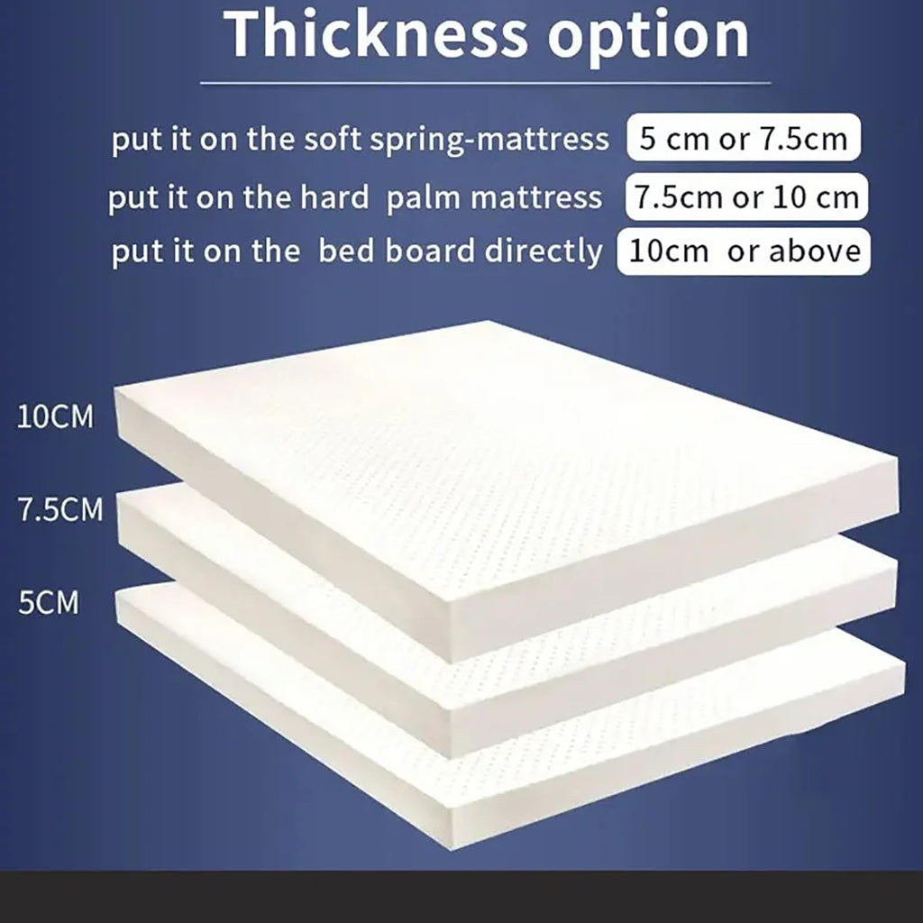 This Nic 3-Inch Natural Latex Mattress Topper 120x190cm