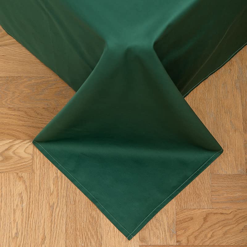 NERHWIVS Leaves 4-Piece King Cotton Duvet Cover Bedding Set