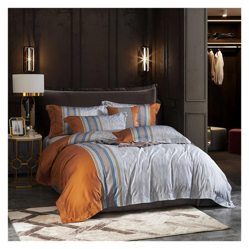 4 Pieces Bedding Sets Digital Printing Bed Sheets Pillowcase Duvet Cover Queen King Size (12 King)