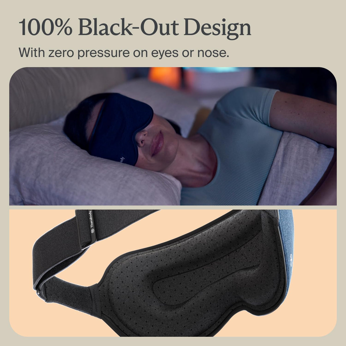 Therabody Theragun Blackout Vibrating Sleep Mask