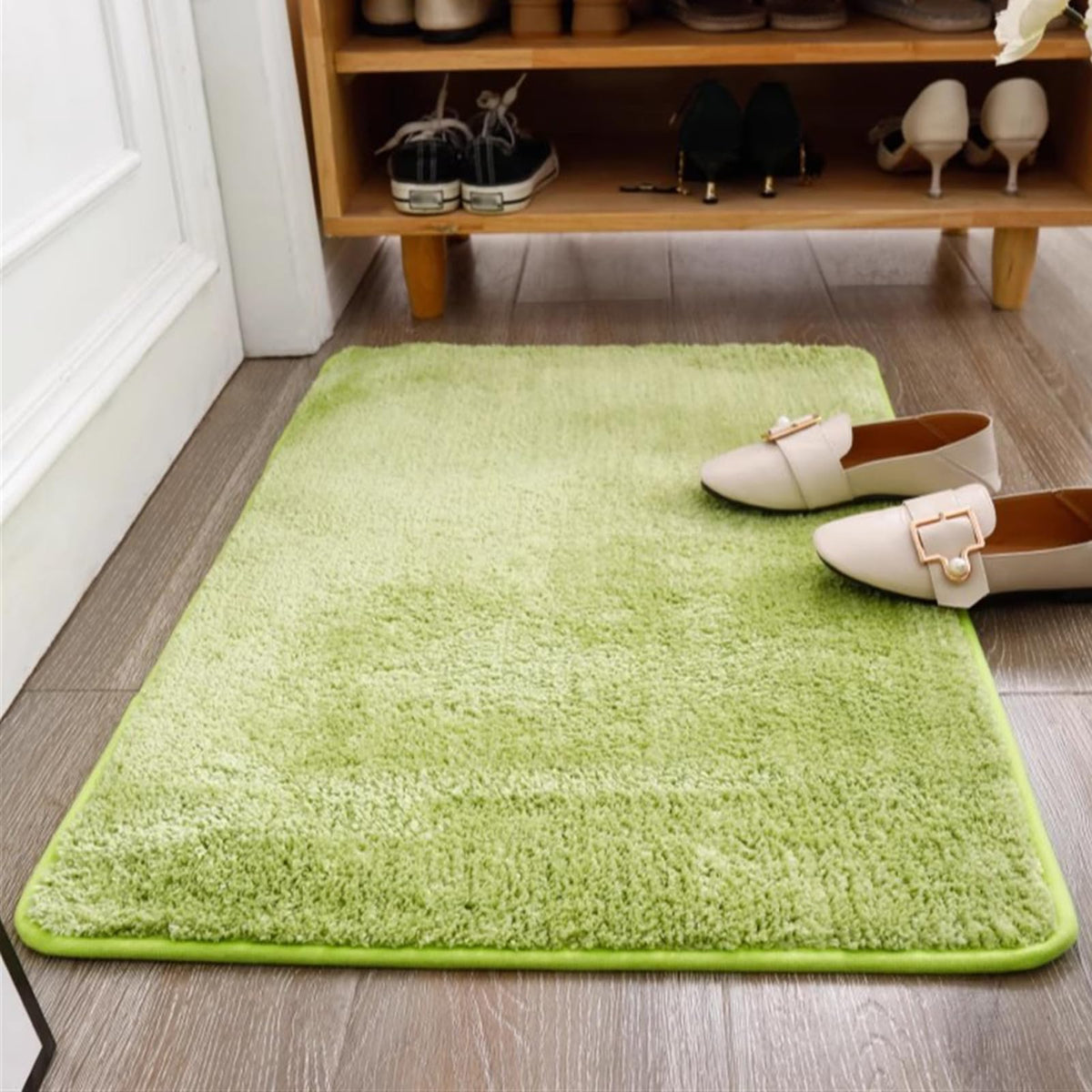 Insun Fluffy Non-Slip Absorbent Bathroom Rug