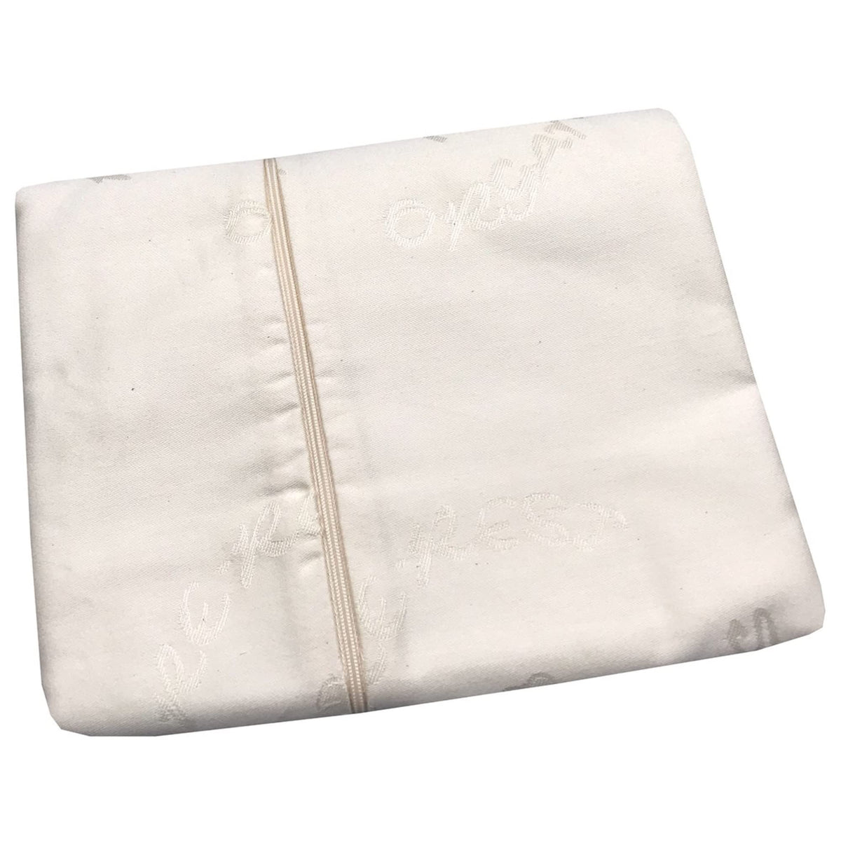 Organic Cotton Deluxe Damask Queen Mattress Cover 6-Inch