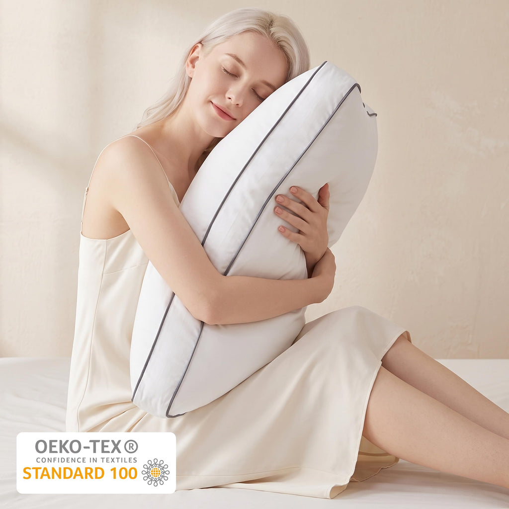 ELNIDO QUEEN Goose Feather & Down Fiber Bed Pillows