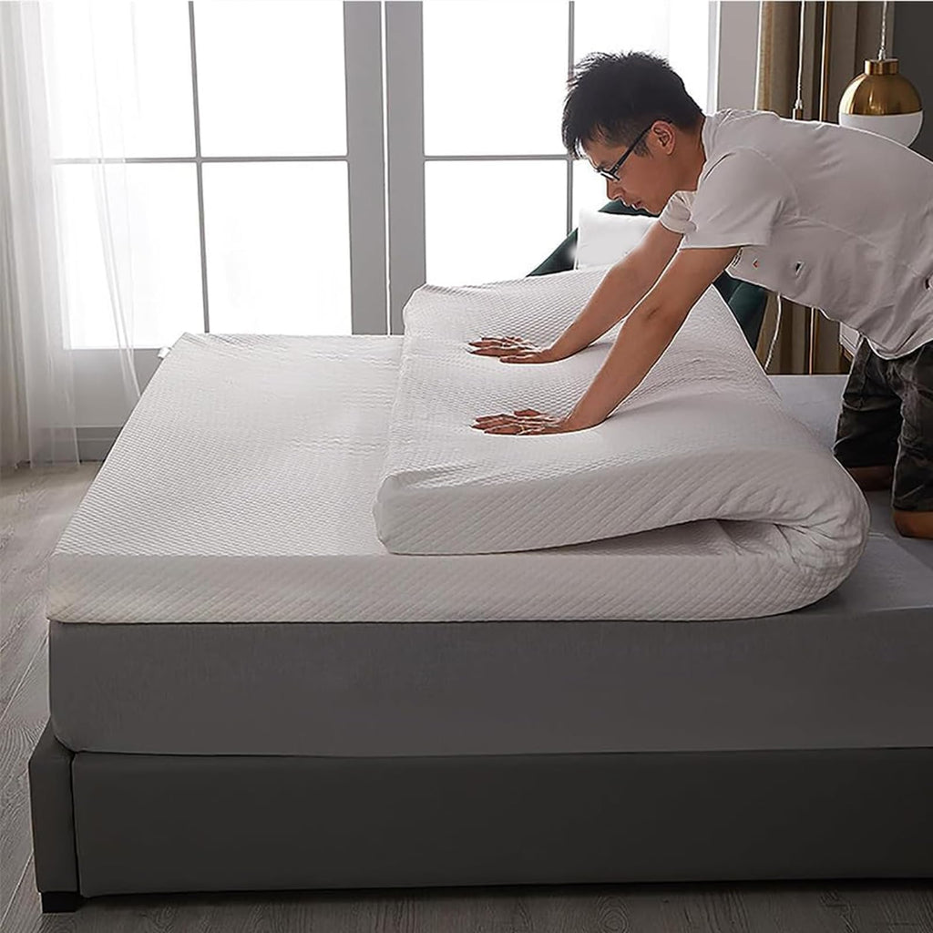 Organic Latex 4-Inch Dual-Sided Queen Mattress Topper