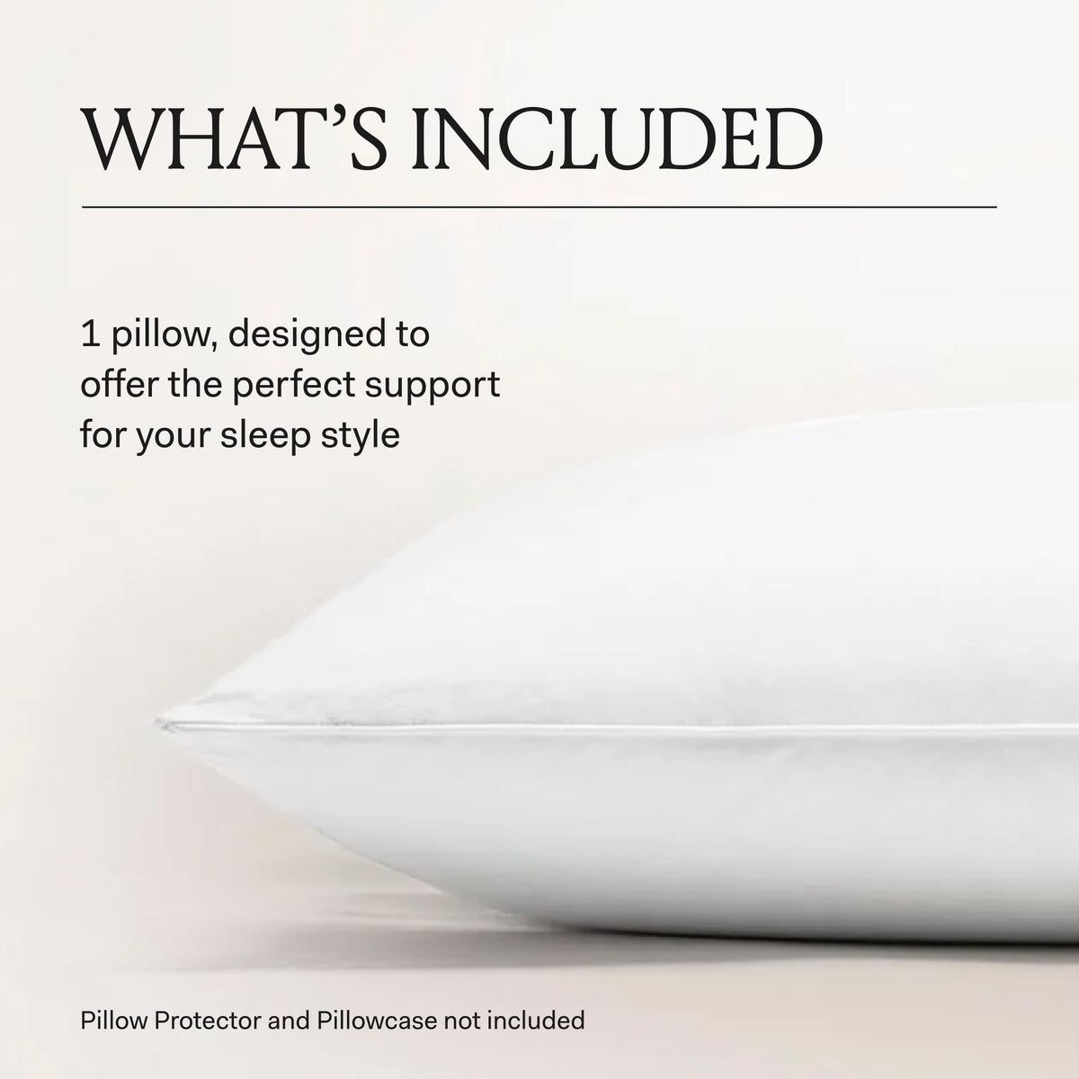 Boll & Branch Down Chamber Bed Pillow for Luxury Sleep