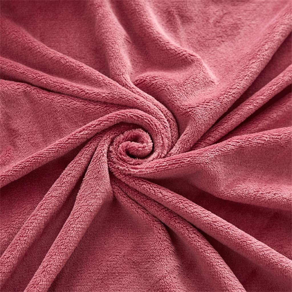 GESJKR Crystal Fleece & Coral Flannel Mattress Cover Set