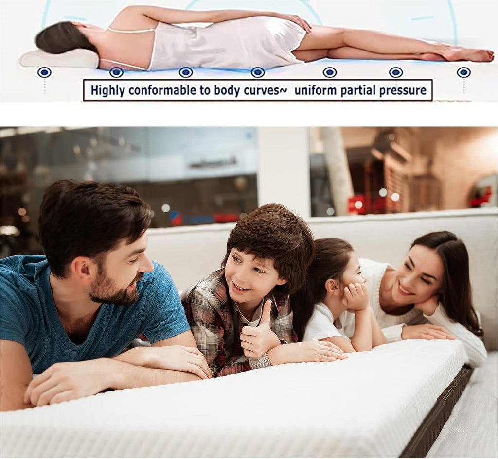 Natural Latex 3-Inch Breathable Mattress Topper 135x190cm