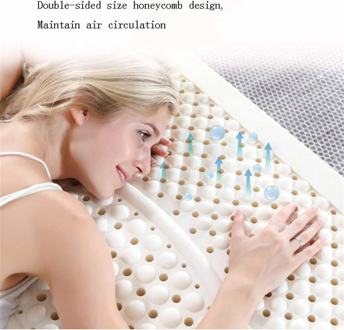 Natural Latex 3-Inch Breathable Mattress Topper 135x190cm