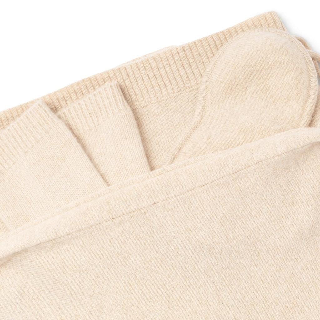 Jet&Bo 100% Cashmere Travel Set with Blanket, Mask & Socks