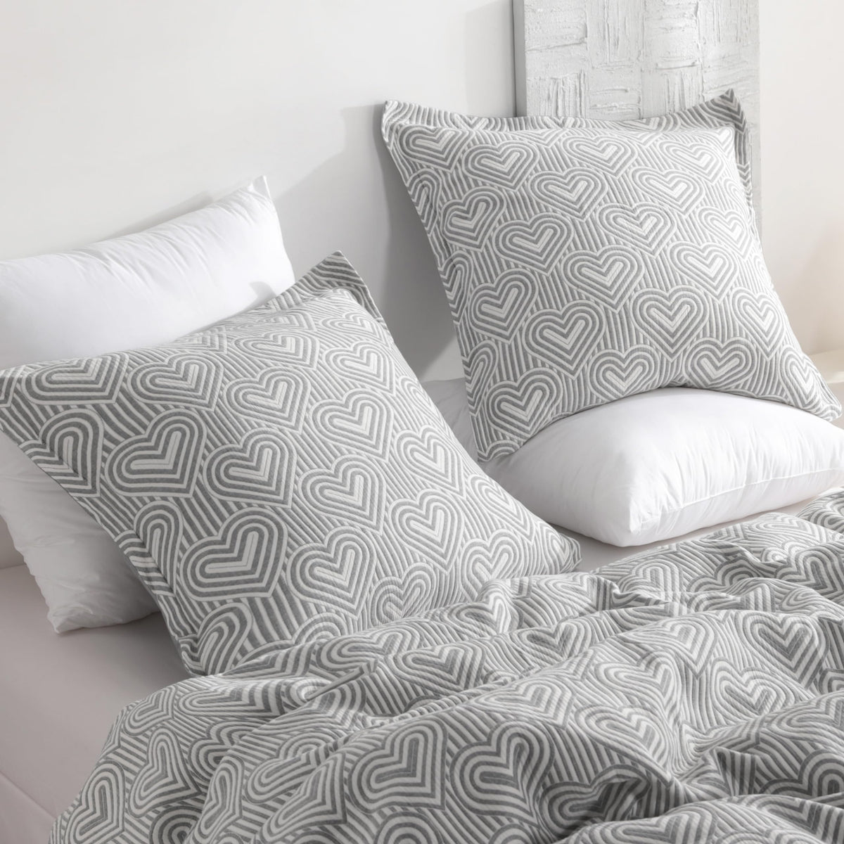 NTBAY 3-Layer Muslin Cotton Pillow Shams 2-Pack