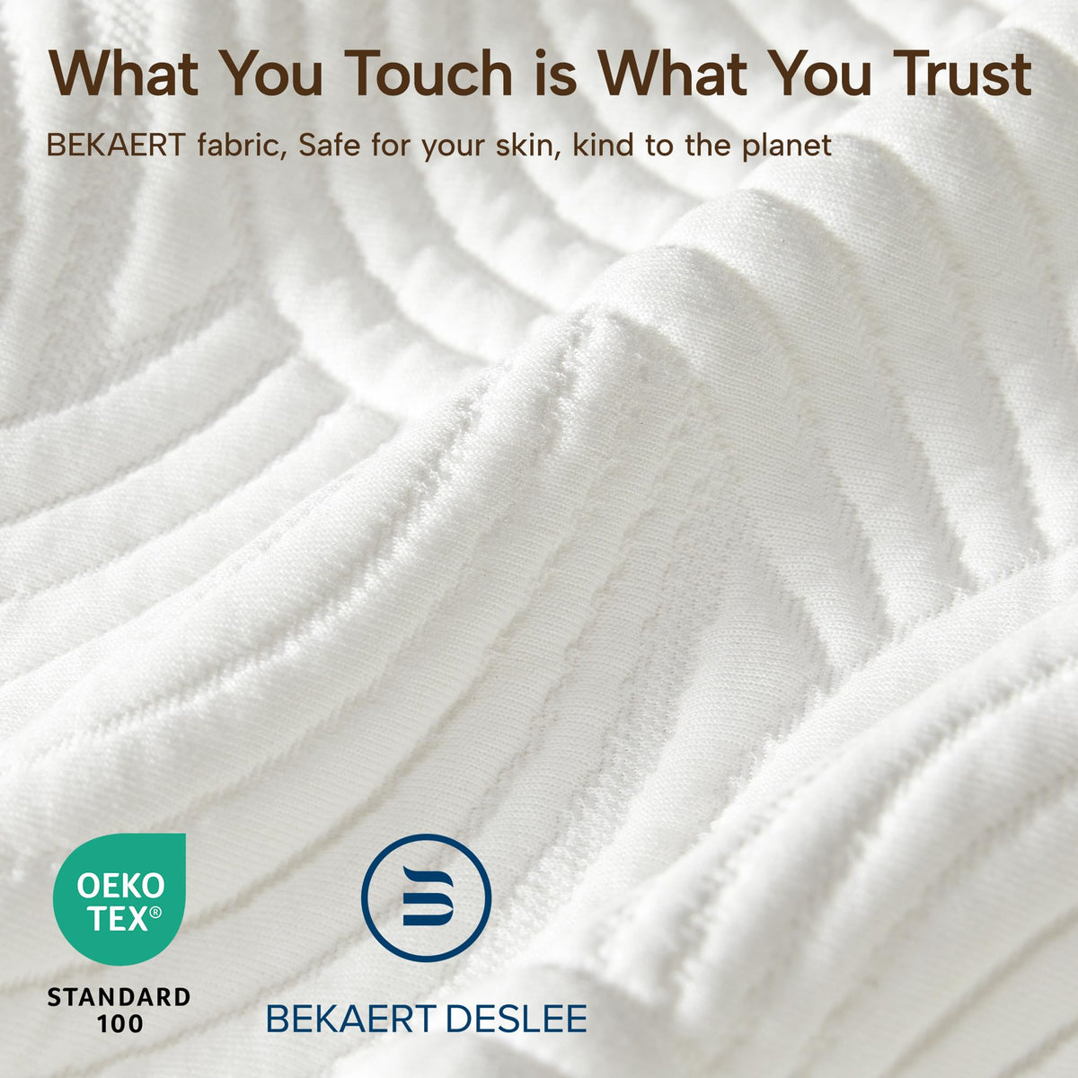 JSELF 3-Inch Luxury Cooling Gel Memory Foam Mattress Topper