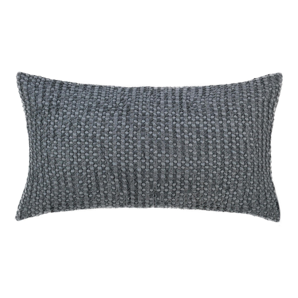 Benjara CAE Belgian Linen King Lumbar Pillow Sham 20x36