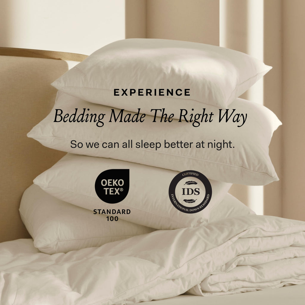 Boll & Branch Down Chamber Bed Pillow for Luxury Sleep