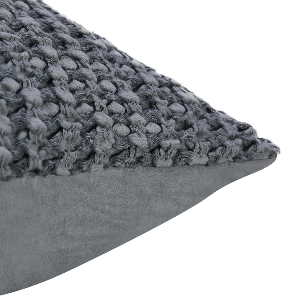 Benjara CAE Belgian Linen King Lumbar Pillow Sham 20x36