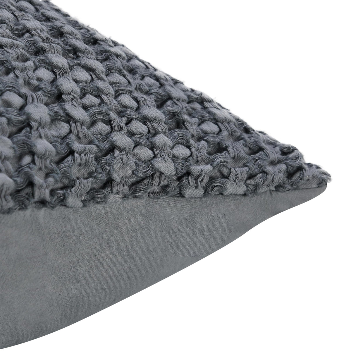 Benjara CAE Belgian Linen King Lumbar Pillow Sham 20x36